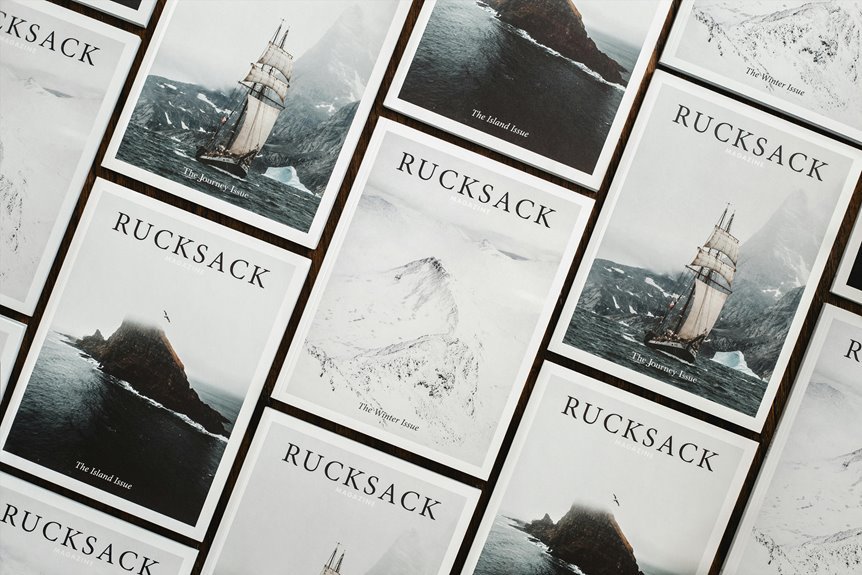 white cover magazine issue